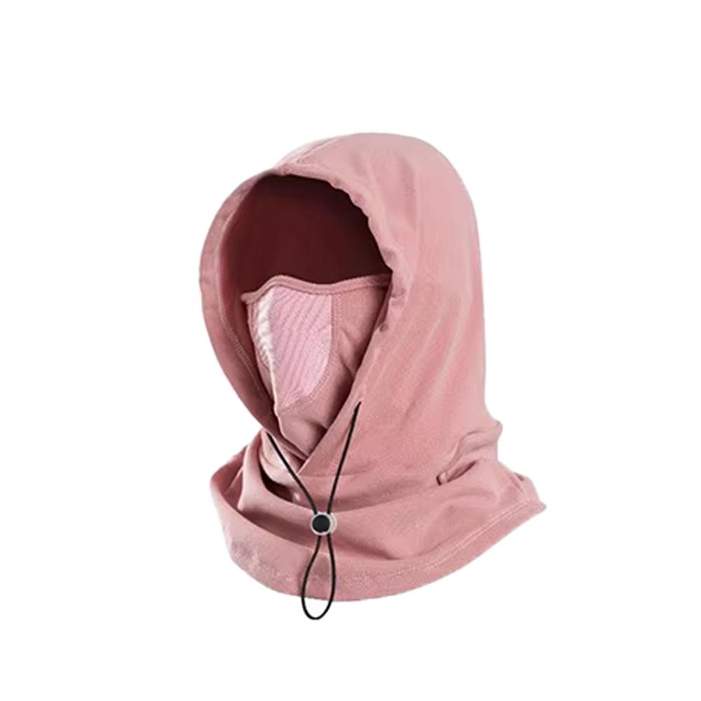 

1Pc Autumn And Winter Cycling Windproof Hat Scarf And Neck Cover,Unisex Ski Hat, Warm Cover, Outdoor Face Mask рожевий
