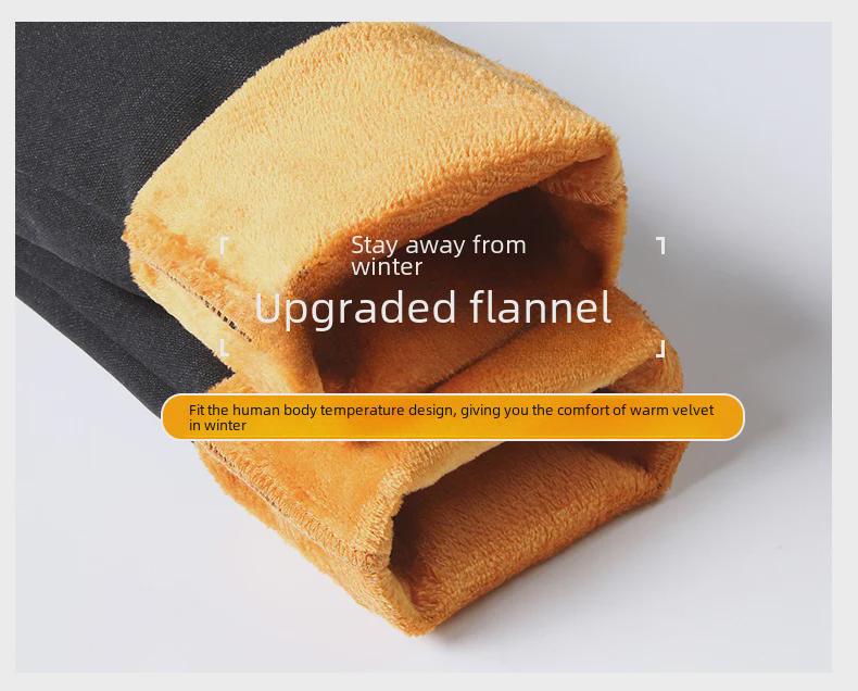 Jungen Plüsch Elastische Flanell Jeans: Bequeme, Temperaturregulierende, Schlanke, Gerade Hosen für Frühling und Herbst