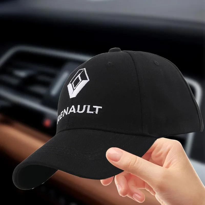 

2026 Hot For Renault Hub Caps For Renaul Badge Outdoor Car Hat Unisex Business Gift Golf Headdress Creative Cotton Letter Embroi червоний