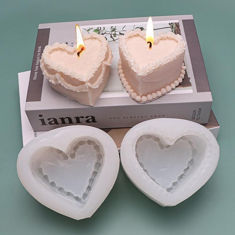 3D Love Hanging Cake Candle Silicone Mold DIY Chocolate Cake Baking Tool Creative Aromatherapy Soap Home Decoration Party