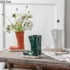 Boots Shaped Ceramic Vase Potted Flower Pots Desk Decoration Flower Arrangement Room Aesthetics Modern Home Decor Floral Vases