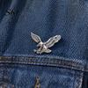 Eagle Brooch Men Brooch, Design Lapel Pin with Invisible Buckle, Wings Claw Three-dimensional Metal Badge for Suits Shirts Coats Ties Business Casual