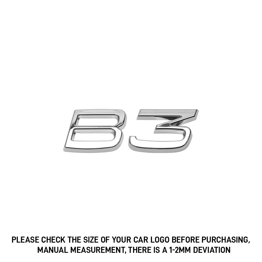 3D ABS Letters Car Rear Trunk Tailgate Side Fender Badge Emblem Sticker for Volvo B2 B3 B4 B5 B6 B7 B8 Auto Accessories