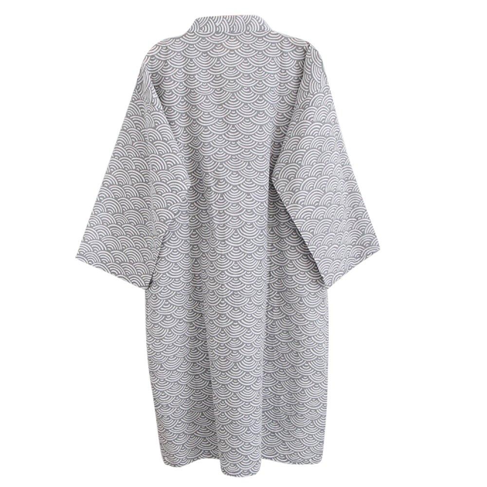 Soft to the Japanese Front Home Work Hotel Bathrobe, Jinbei, Pajamas, Yukata, Men's, Women's, 100% cotton, touch, style, opening, Nightwear, wear,