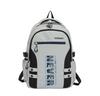 Schoolbag Korean version leisure bag, letter printing backpack, male and female students, versatile large-capacity waterproof schoolbag