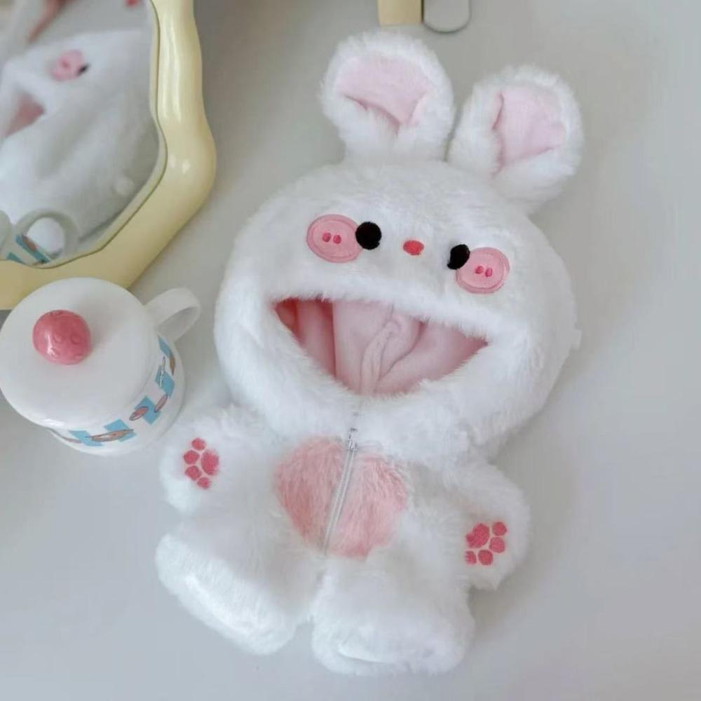 

20cm Baby Clothes Plush Animal Onesie Cute Outfit Doll Clothing Doll Costume Style2