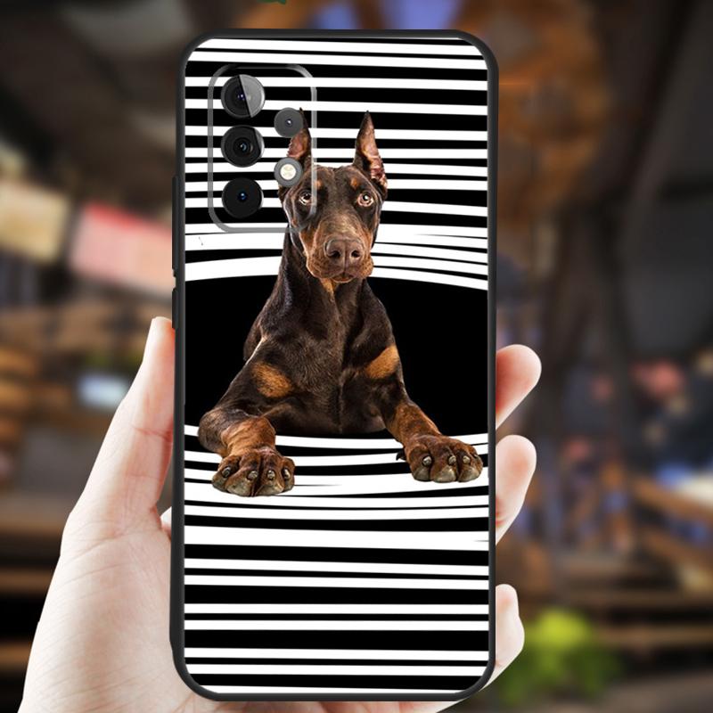 Dachshund Doberman Dog Case For Samsung Galaxy A26 A54 A14 A36 A16 A33 A56 A15 A55 A53 A35 A22 A32 A52 A34 A05 A06