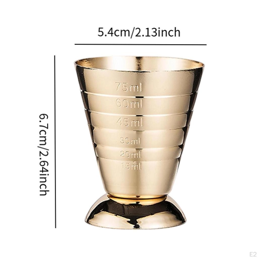 75ml Stainless Steel Cocktail Measure for Bar And Kitchen