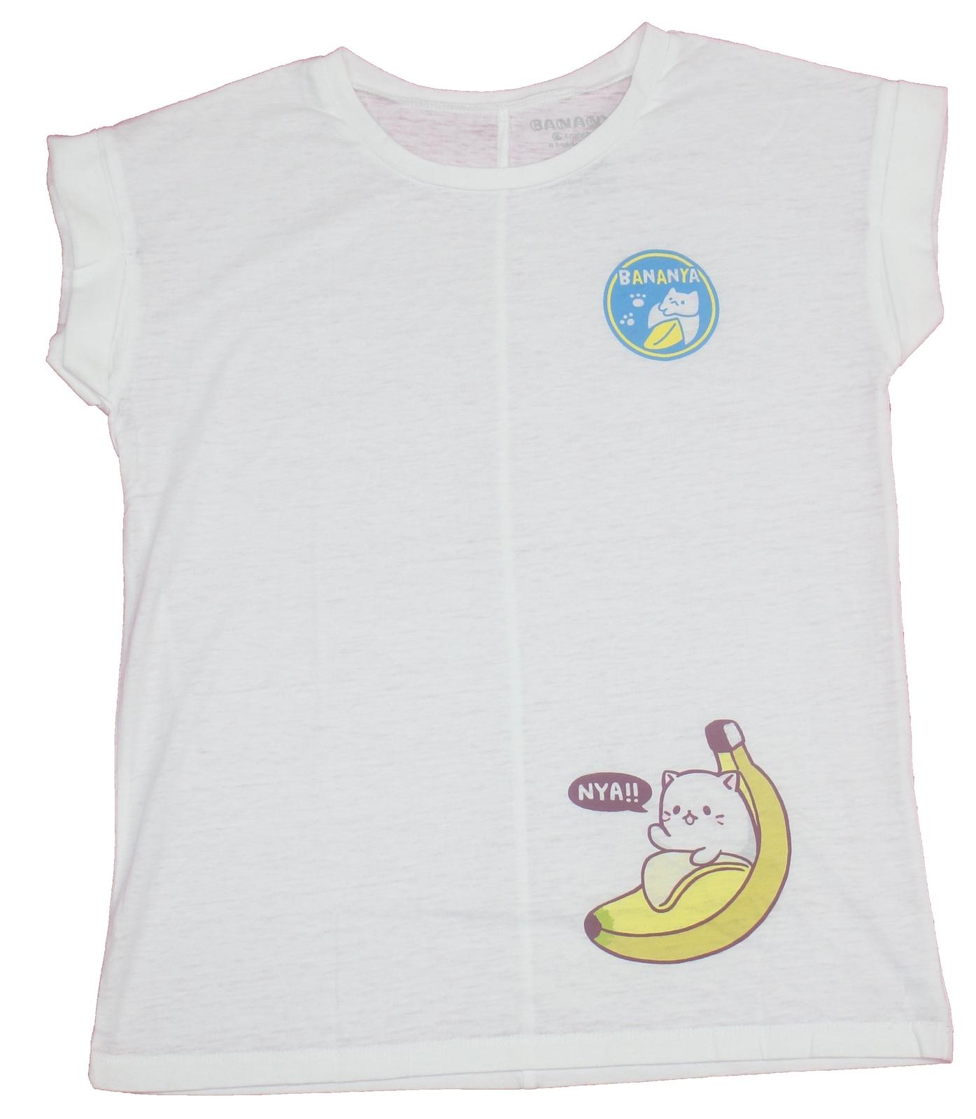 Bananya Mens T-Shirt- Lapel Cute Bananya Image XXXL