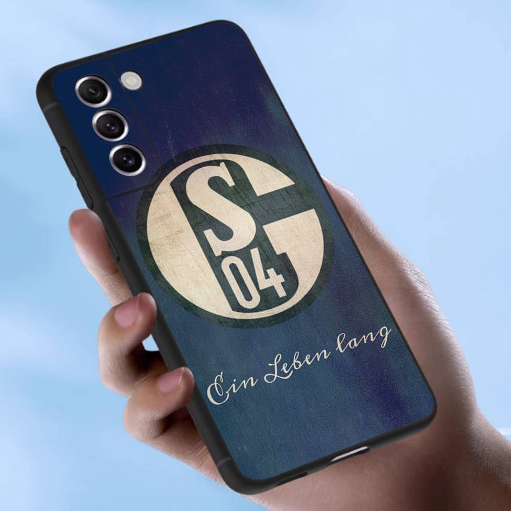 

S-Schalke 04 Case For Samsung Galaxy Case S25 S23 S22 S21 S30 S20 S10 Ultra Plus FE TPU Soft Cover Samsung S23 5G