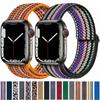 Für Nylon Loop Strap für Apple Watch Band 44mm 40mm 45mm 49mm 41mm 42mm 38mm 44 45 mm Armband iWatch Serie Ultra 8 7 6 5 4 SE Band
