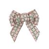 Exquisite Christmas Bows Pendant Linen Wreaths Bowknot Ornaments  Merry Christmas Decorations