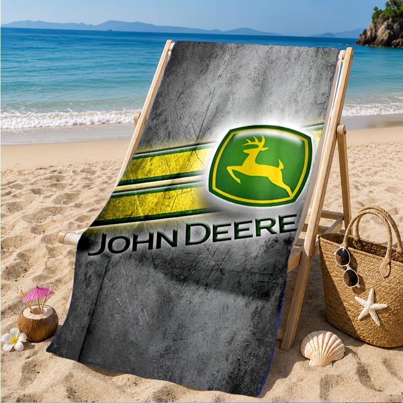 John Deere Design Beach Towel, Quick-drying, Easy to Care for, Suitable for Both Fitness and Beach Vacations,Sports Essential