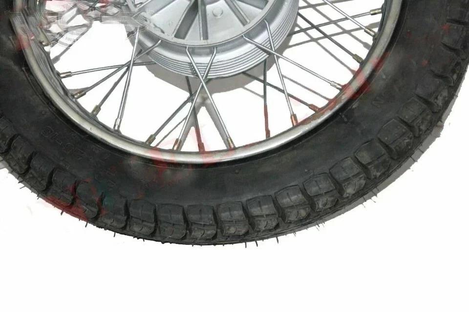 New 2 Complete Front Rear 16" 36 Holes Wheel Rim With Tyre Tube Fits For Jawa