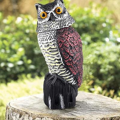 Outdoor Owl Bird Repellent and Mouse Deterrent Decorative Ornament