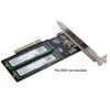 CY M.2 NVME To PCIe Adapter, Dual 2X 4X NVME M.2 AHCI To PCIE Express 3.0 Gen3 X8 X16 RAID Card Adapter VROC Raid0 Hyper Adapter.