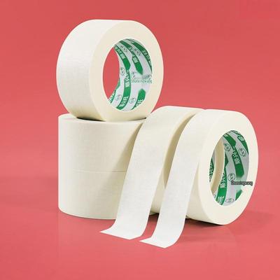 Crepe Paper Tape: Residue-Free, Hand-Tearable, Traceless, Ideal for Art, Writing, and Spray Paint Separation.