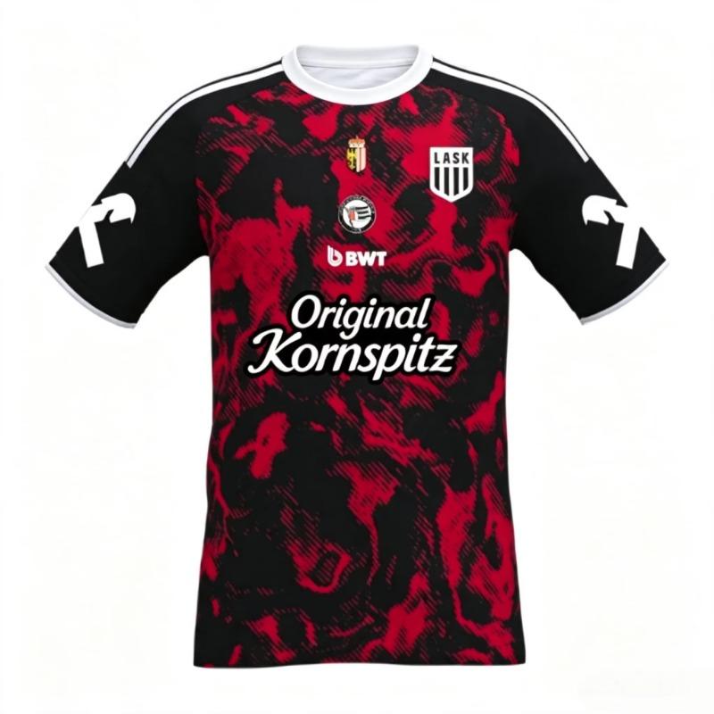 Linz Away Soccer Jersey 2026‑2027 Season Print Short Sleeve Football Shirt Quick Dry Unisex Adult Fan Sport Top Family Matching