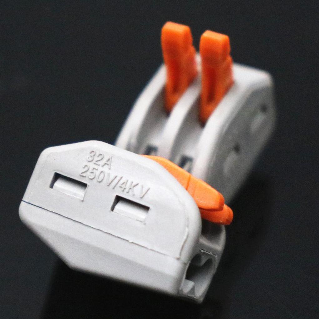 10PCS 222-412 PCT-212 PCT212 Universal Compact Wire Wiring Connector Conductor Terminal Block Lever