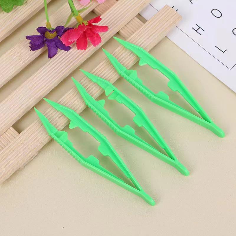 Perler Beads Tweezers for DIY Crafts - Child-Safe Plastic Tool and Clips