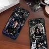 American W-WednesdayS Movie TV A-Addams Matte Transparent Phone Cover For IPhone Case 16 15 14 13 12 11 Pro Max X XS Max Plus