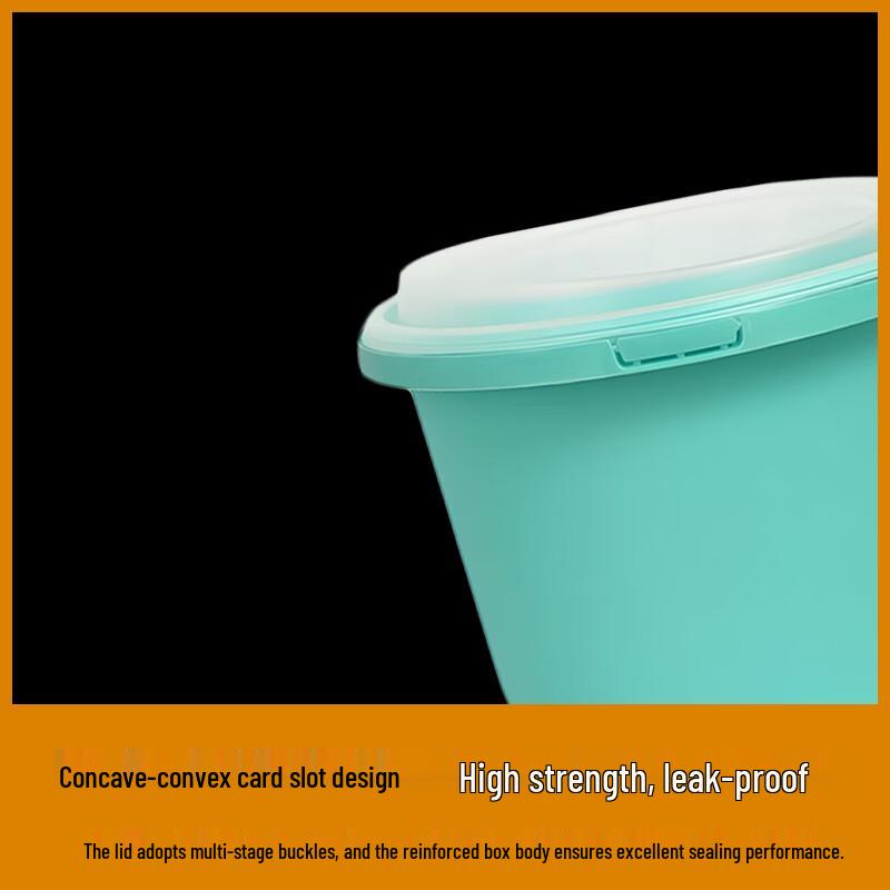 Food-Grade Disposable Round Takeaway Containers