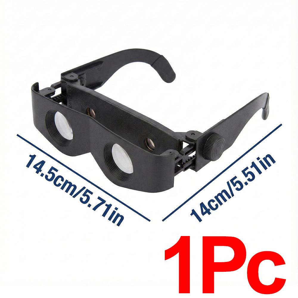 Wearable Fishing Telescope Adjustable Binoculars Hands Free Magnifier Glasses for Theater TV Sight Myopia Adjustable