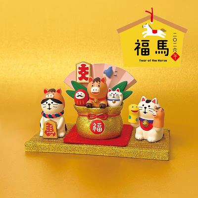 Japan Zakka Twelve Zodiac Animals Scene Decoration Bookshelf Decoration Collectible Home Decor Resin Craft Toy Japan Ornaments