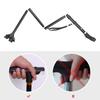 Thicken Aluminum Alloy Outdoor Adjustable Folding Cane Elderly Walking Sticks Gift with Light