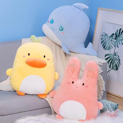 Cute New Products Home Creative Cartoon Animal Pillow Fruit Cushion Collection Car Waist Pillow Sofa Office