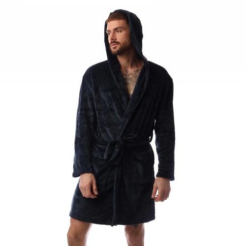 BENCH Mens Enstrada Fleece Dressing Gown