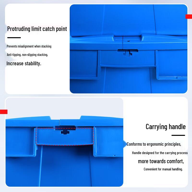 Qidun Stackable Plastic Storage Bin with Lid