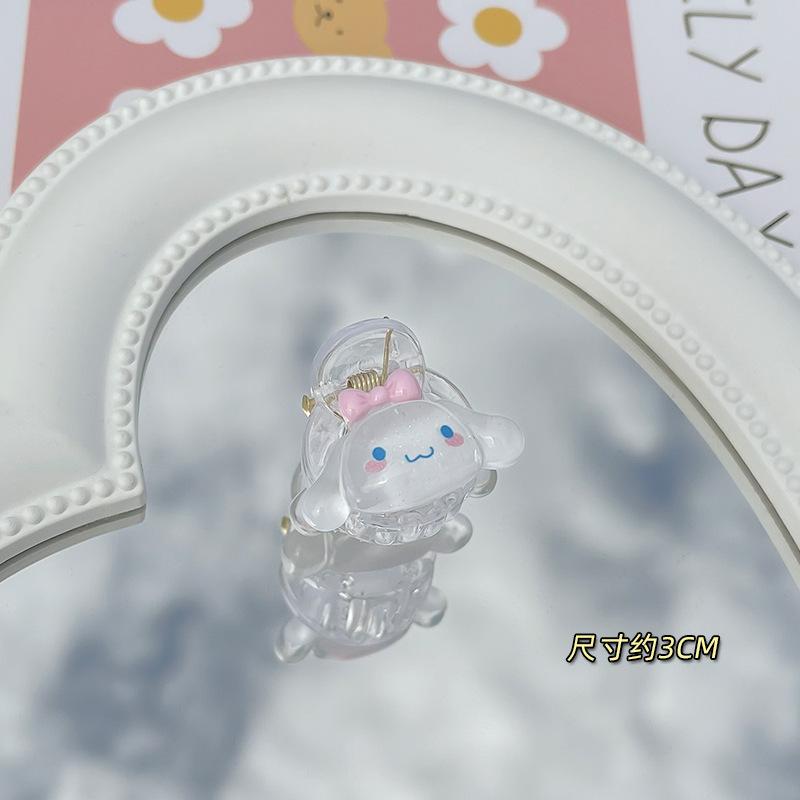 Transparent Cartoon Sanrio Shark Clip Summer Large Kulomie Grab Clip Hairpin Back Head Hair Accessories Headgear Hairpin