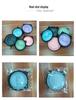 Collapsible Silicone Travel Pet Bowl - Portable & Easy To Clean for Cats and Dogs