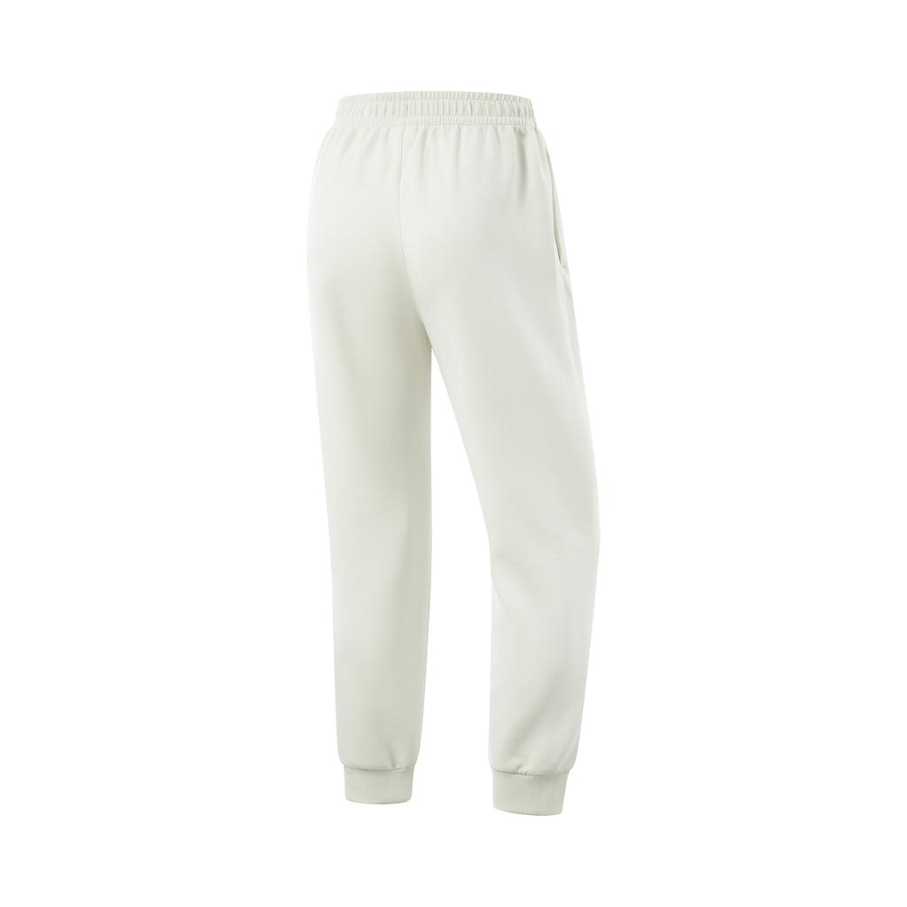 Li-Ning Loose Fit Elastic Cuff Knitted Sports Pants Women bottoms Silver-Birch-Gray AKLV032-4