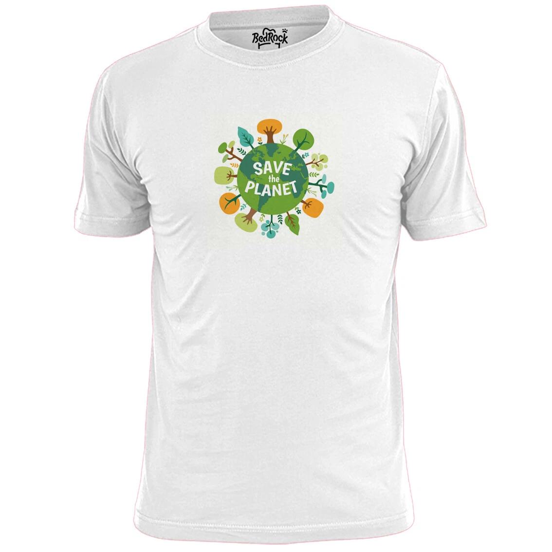 Mens Save The Planet Multiple Trees T shirt Green Peace M