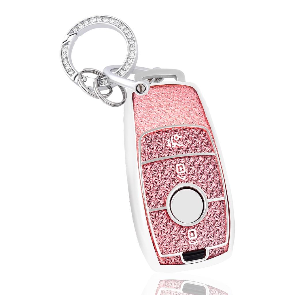 Car Key Cover Case Car Key Fob for Mercedes Benz Class A B C E G S CLA CLE CLS GLA GLC GLE GLK AMG Soft TPU KeyChain Car Key She