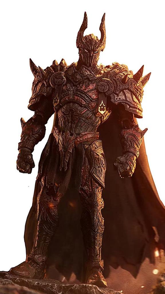 VTOYS X BMS VSD005 Knight of War 1/12 Scale Pre-painted Action Figure Made of POM, ABS, and PVC