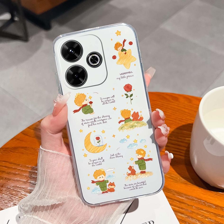 Populární pouzdro s graffiti motýlem pro Xiaomi Redmi 13 13C 14C A3 Note 13 Pro K70E K60 Ultra Nový kryt Měkký silikonový Ochrana proti pádu Průhledné pouzdra na telefon pro Redmi