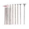 10Pcs Ultra-Thin T-Head Shank Diamon-d Mounted Grinding Bits Accessory for Stone Jade Carve Polish Engrave Tool