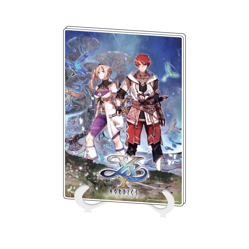 

Ys x NORDICS 01 Adol & Carja [Official Illustration] Acrylic Art Board [A5 Size]