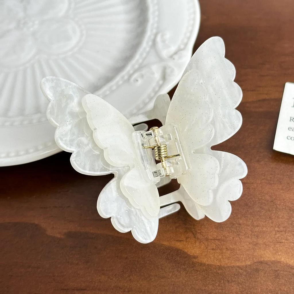 Acetat Harz Haarspangen Süße Fee Schmetterling Haarnadel Clip Farbverlauf Styling Haarspangen für Frauen Mädchen Haarschmuck