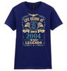 Life Begins At 21 Womens 21ST Birthday T-Shirt Mens Womens Tees Top BORN 2004 Ladies Gift Mothers Day