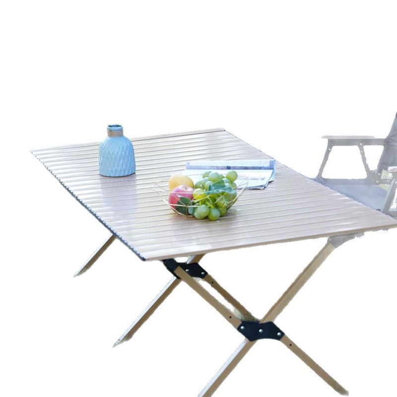 Portable Folding Aluminum Camping Chair and Stool for Outdoors