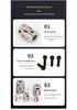 Aluminum Alloy Plum Blossom Coupling DCJ03-D14 (Sizes: 20, 30, 40) - Rd3/4/5/6/8, Ed3/4/5/6/8