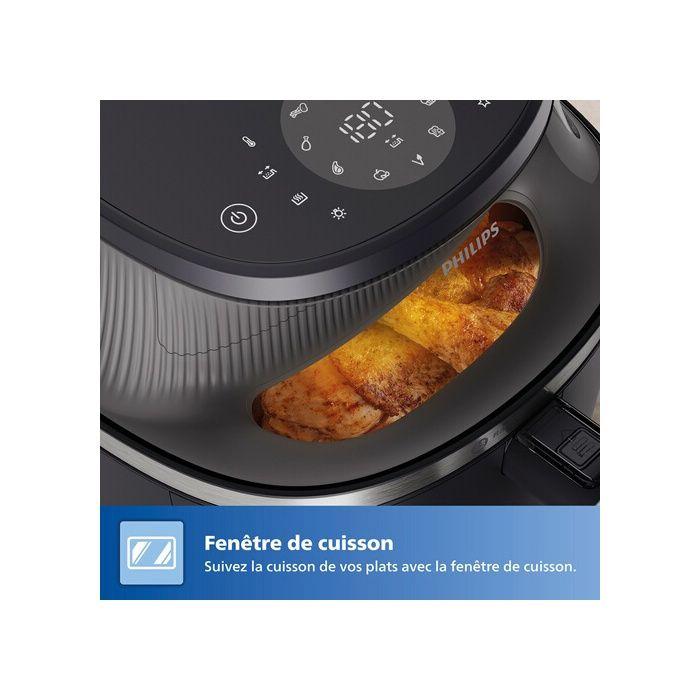 Fritadeira de Ar - PHILIPS - NA342/00 - 7,2 Litros - 2000 Watts - Controlo Tátil Preto e Dourado