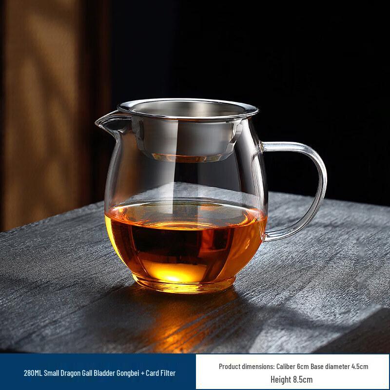 Borosilicate Glass Fair Cup & Tea Infuser Set