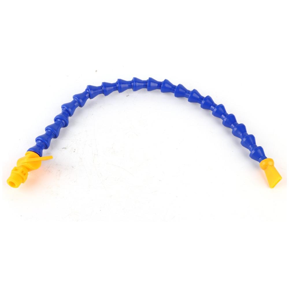 12pcs Durable Round Flat Nose Coolant Hose 1/4  Thread PT Thread Coolant Pipe Flexible Hose Flexible Coolant Pipe Lathe Machine хаки
