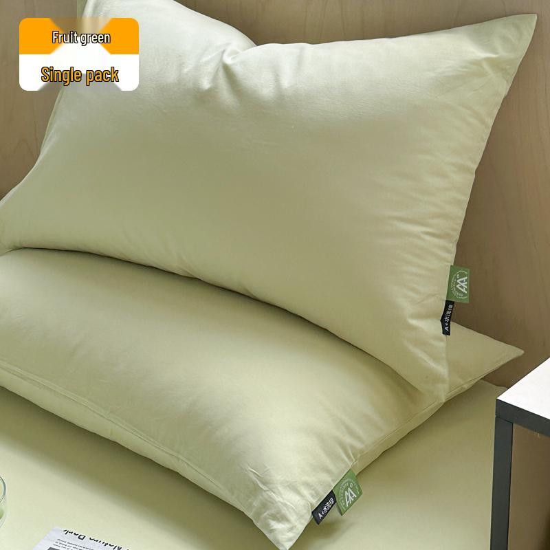 2025 Набор из 2 стирающихся хлопковых наволочек, 48x74см, маслоотталкивающие, с двойными внутренними чехлами для подушек 48x74 cm