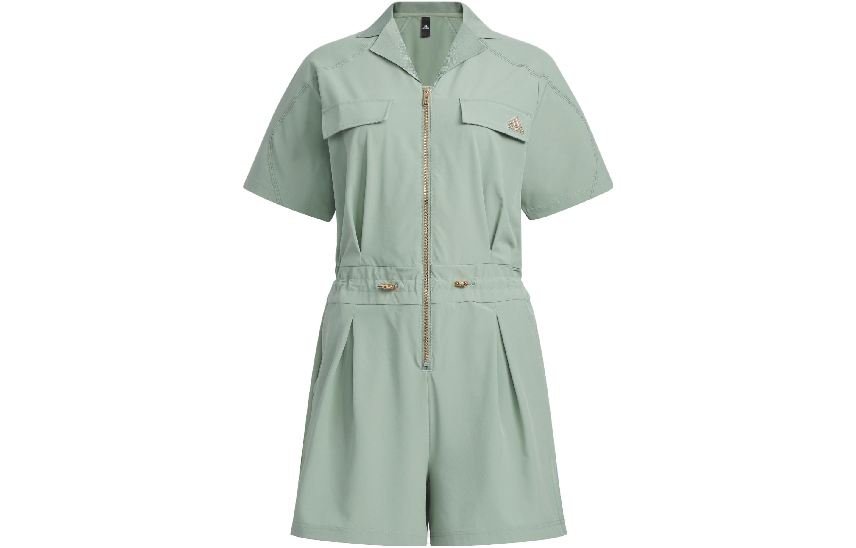

Adidas Bodysuits Women s Dusty Green Straight Fit HY2843 S